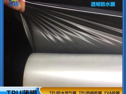 贊晨tpu防水透氣透明 膜 紡織鞋材皮革貼合專用 tpu卷材厚0.02mm生產廠家價格直銷